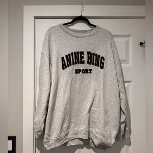 Auth. ✅ ANINE Bing “Tyler” Crewneck in “Gray” Size Medium🩶